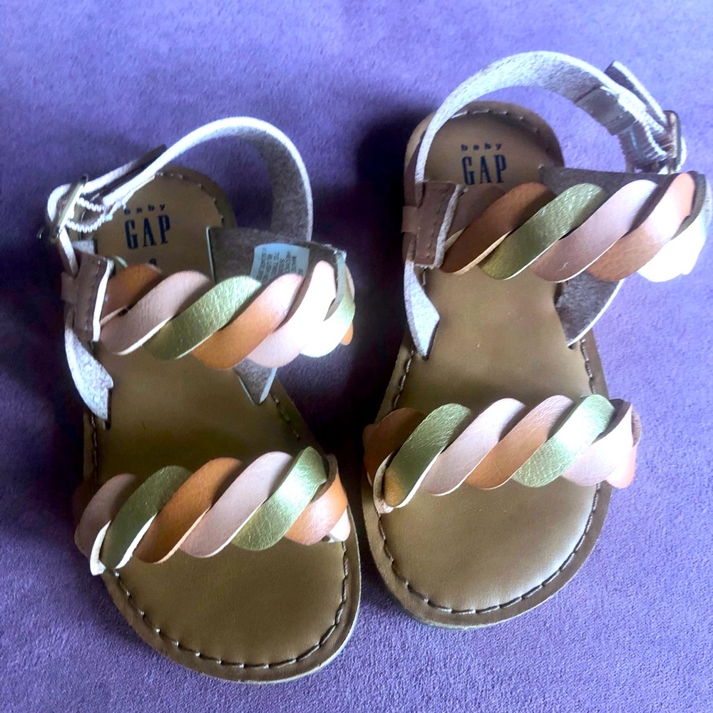 Gap Braided Leather Sandals